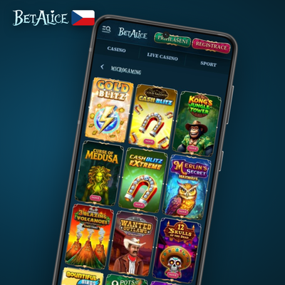 Betalice Kasino apps nabízí přes 12 500 her od Pragmatic Play, NetEnt a Evolution
