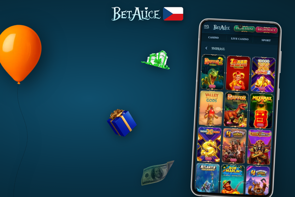 Hráč sleduje živý zápas v mobilní aplikaci Betalice Kasino na telefonu